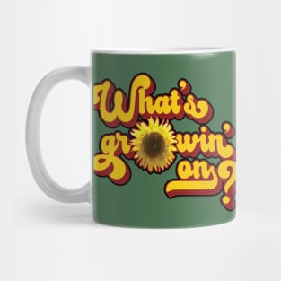 What's Growin' On? Groovy Sunflower Art Mug